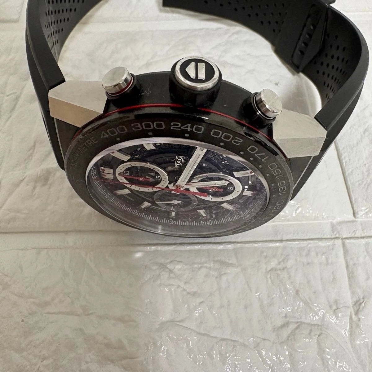 TAG Heuer Carrera Calibre Heuer 01 CAR2A1Z.FT6044 – Black/Red Skeleton Dial