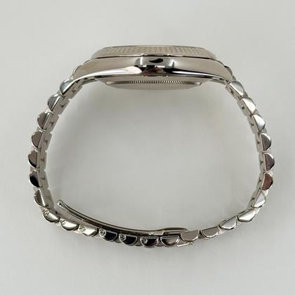 Rolex Day-Date 40 White Gold Meteorite Baguette Diamond Dial 228239