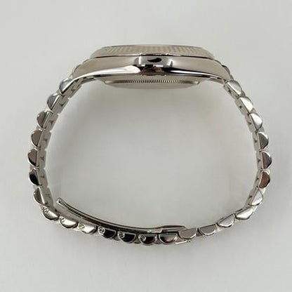 Rolex Day-Date 40 White Gold Meteorite Baguette Diamond Dial 228239
