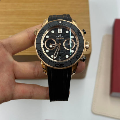 Omega Seamaster Diver 300M Master Chronometer Chronograph 210.62.44.51.01.001 – Black Dial
