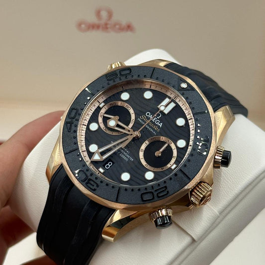 Omega Seamaster Diver 300M Master Chronometer Chronograph 210.62.44.51.01.001 – Black Dial