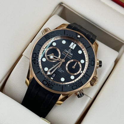Omega Seamaster Diver 300M Master Chronometer Chronograph 210.62.44.51.01.001 – Black Dial
