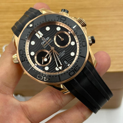 Omega Seamaster Diver 300M Master Chronometer Chronograph 210.62.44.51.01.001 – Black Dial
