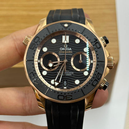 Omega Seamaster Diver 300M Master Chronometer Chronograph 210.62.44.51.01.001 – Black Dial