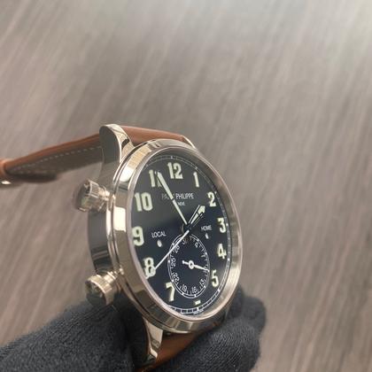 Patek Philippe Calatrava Pilot Travel Time 5524G-001 – Blue Dial