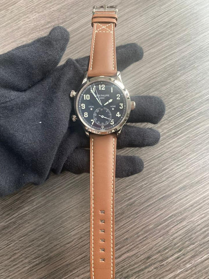 Patek Philippe Calatrava Pilot Travel Time 5524G-001 – Blue Dial