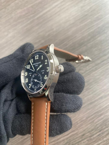 Patek Philippe Calatrava Pilot Travel Time 5524G-001 – Blue Dial