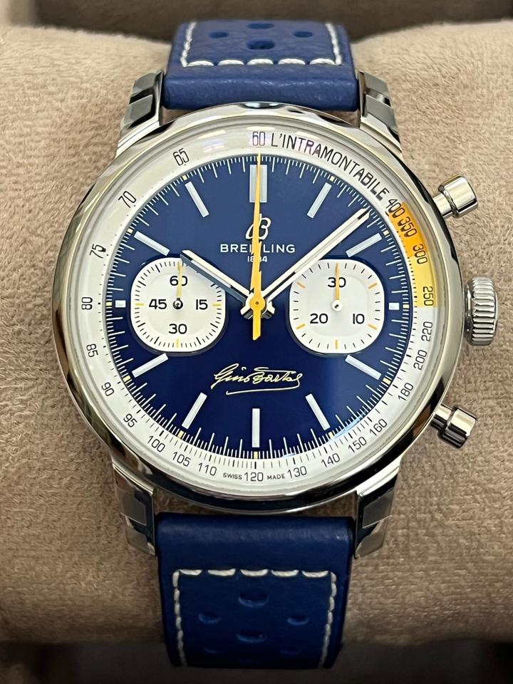Breitling Top Time B01 Gino Bartali AB01767A1C1X1 – Blue Dial