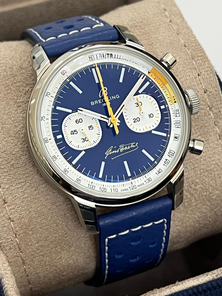 Breitling Top Time B01 Gino Bartali AB01767A1C1X1 – Blue Dial