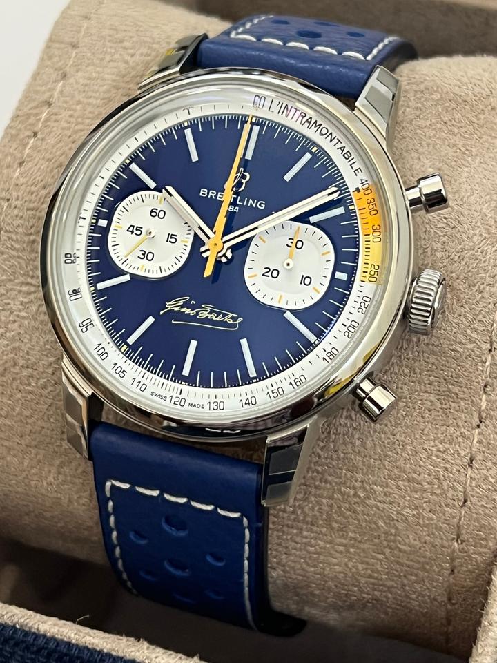 Breitling Top Time B01 Gino Bartali AB01767A1C1X1 – Blue Dial