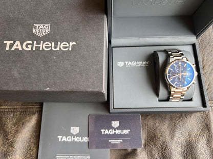 TAG Heuer Carrera Calibre 16 Chronograph CBK2112.BA0715 – Blue Dial
