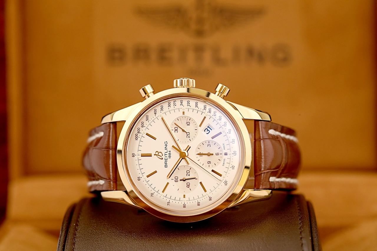Breitling Transocean Chronograph RB015212/G738 – 18K Rose Gold