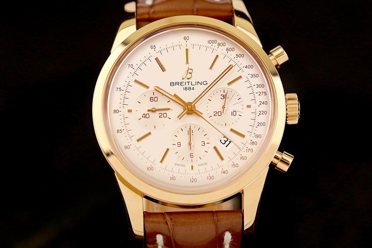 Breitling Transocean Chronograph RB015212/G738 – 18K Rose Gold