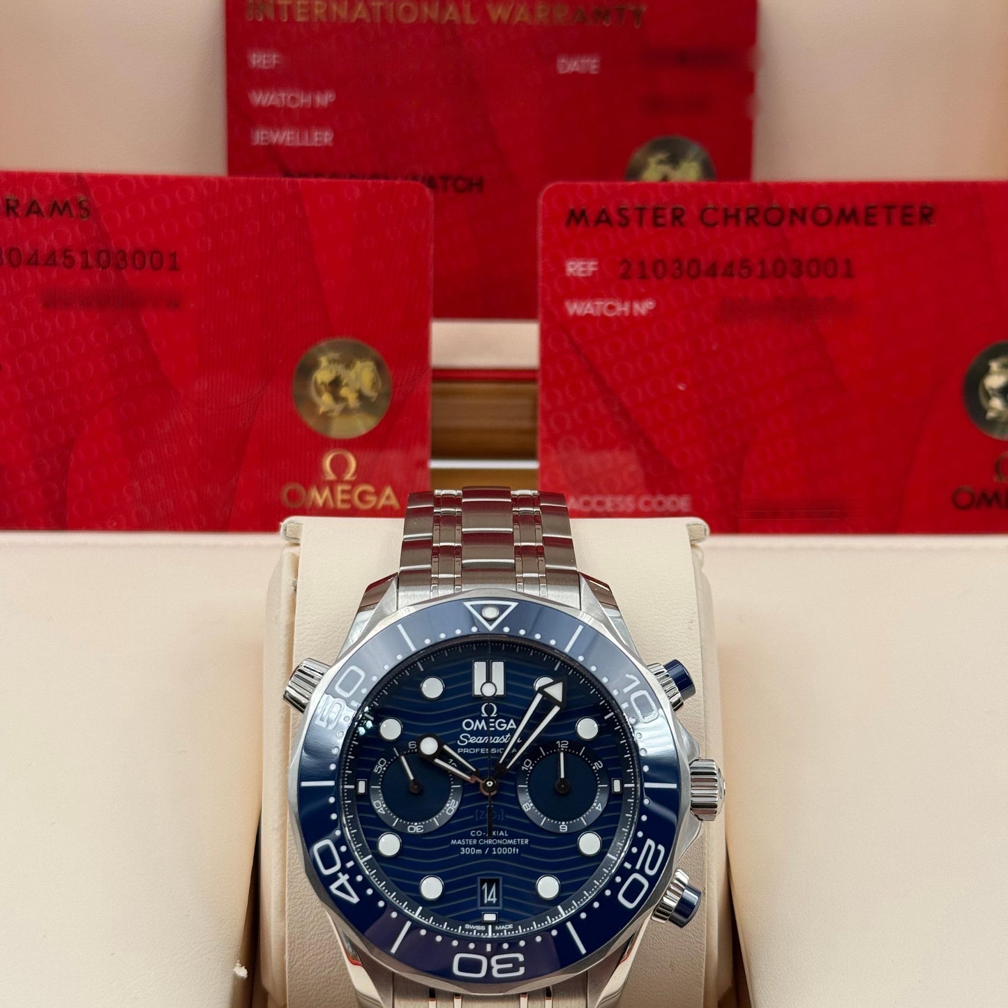 Omega Seamaster Diver 300M Master Co-Axial 44 Chronograph 210.30.44.51.03.001 – Blue Dial