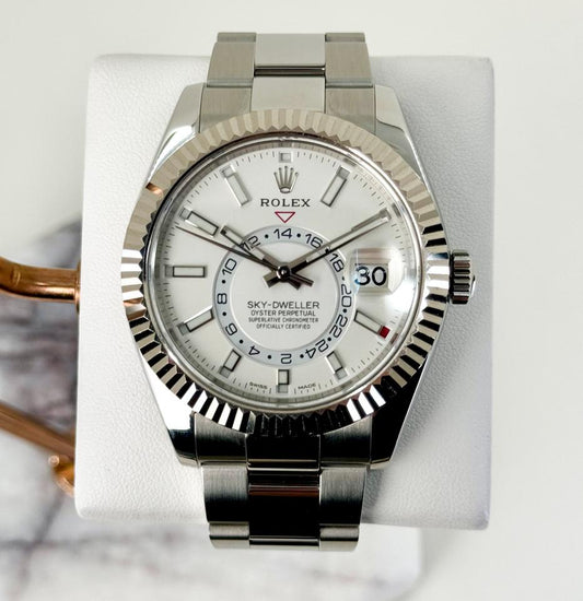 Rolex Sky-Dweller 326934 – White Index Dial