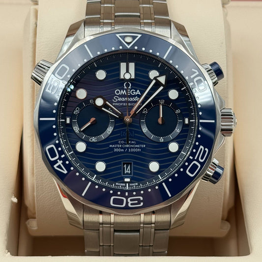 Omega Seamaster Diver 300M Master Co-Axial 44 Chronograph 210.30.44.51.03.001 – Blue Dial