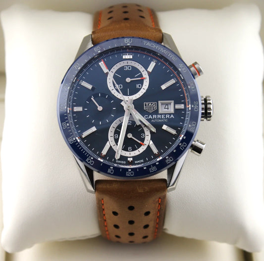 TAG Heuer Carrera Chronograph CBM2112.FC6455 – Blue Dial