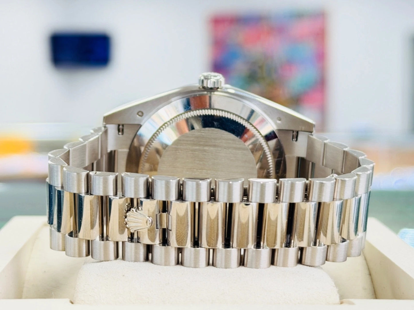 Rolex Day-Date 40 228239 – Custom Meteorite Diamond Dial