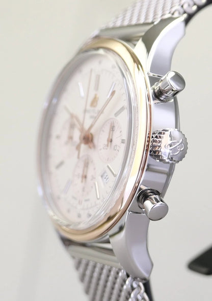 Breitling Transocean Chronograph UB015212/G777 – Silver Dial