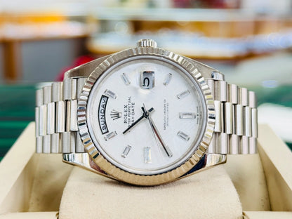 Rolex Day-Date 40 228239 – Custom Meteorite Diamond Dial