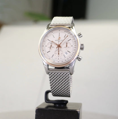 Breitling Transocean Chronograph UB015212/G777 – Silver Dial