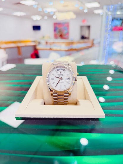 Rolex Day-Date 40 228239 – Custom Meteorite Diamond Dial
