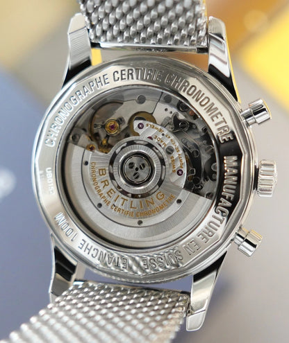 Breitling Transocean Chronograph UB015212/G777 – Silver Dial