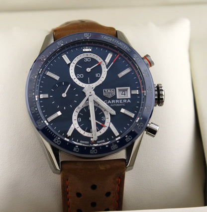 TAG Heuer Carrera Chronograph CBM2112.FC6455 – Blue Dial
