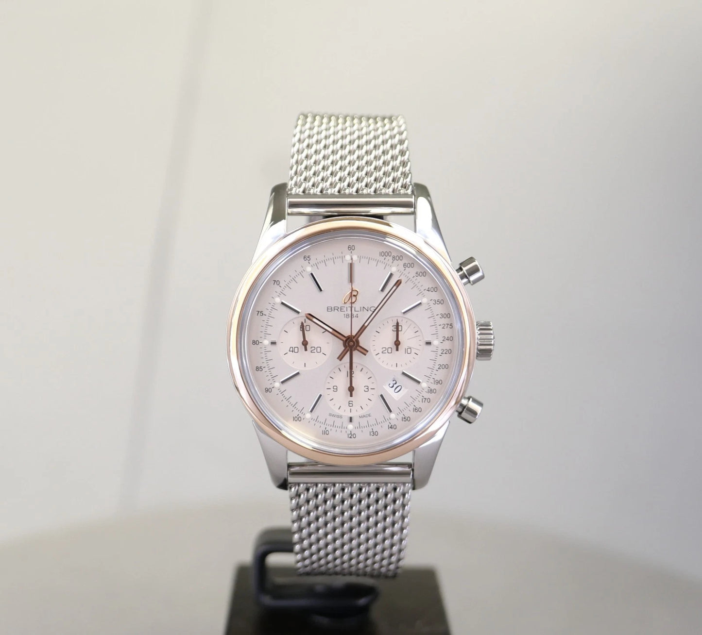 Breitling Transocean Chronograph UB015212/G777 – Silver Dial