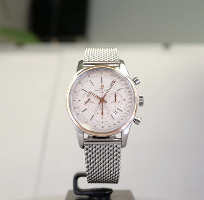 Breitling Transocean Chronograph UB015212/G777 – Silver Dial