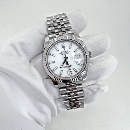 Rolex Datejust 41 126334-0010 – White Dial
