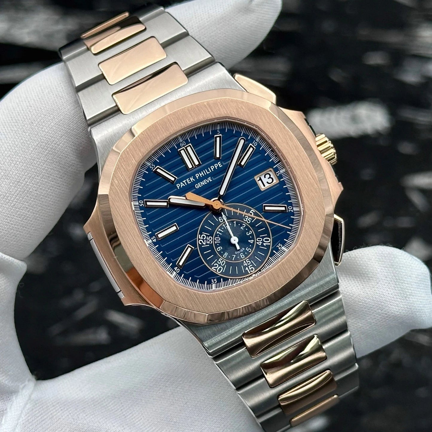 Patek Philippe Nautilus Flyback Chronograph 5980/1AR – Blue Dial