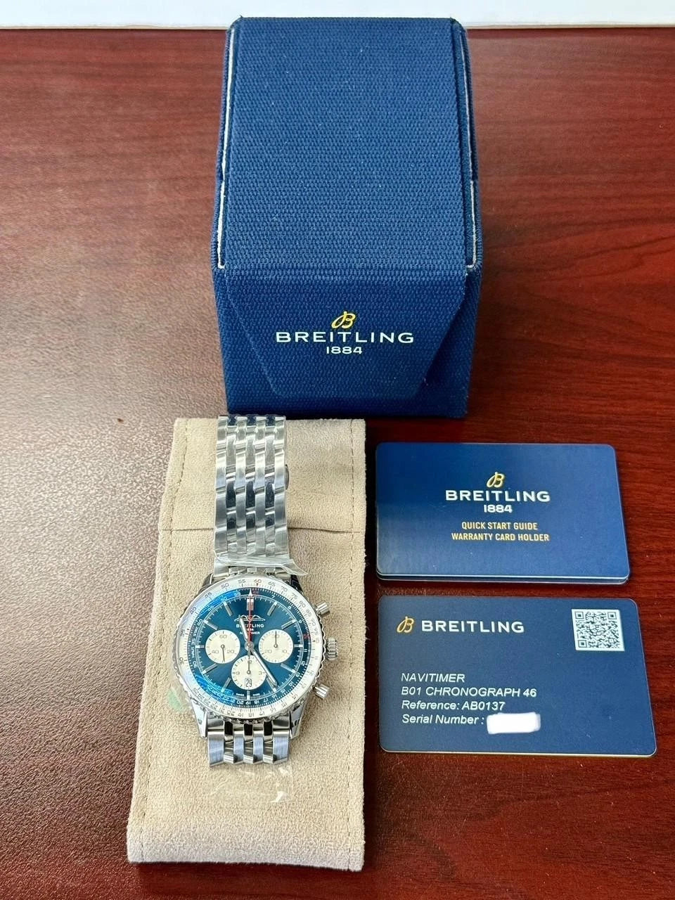 Breitling Navitimer B01 Chronograph AB0137 – Blue Dial