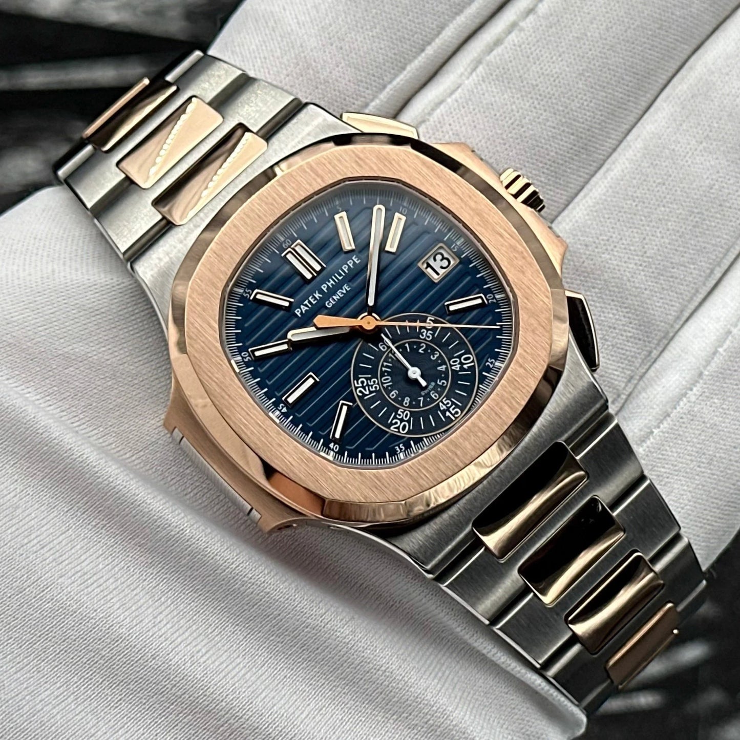 Patek Philippe Nautilus Flyback Chronograph 5980/1AR – Blue Dial